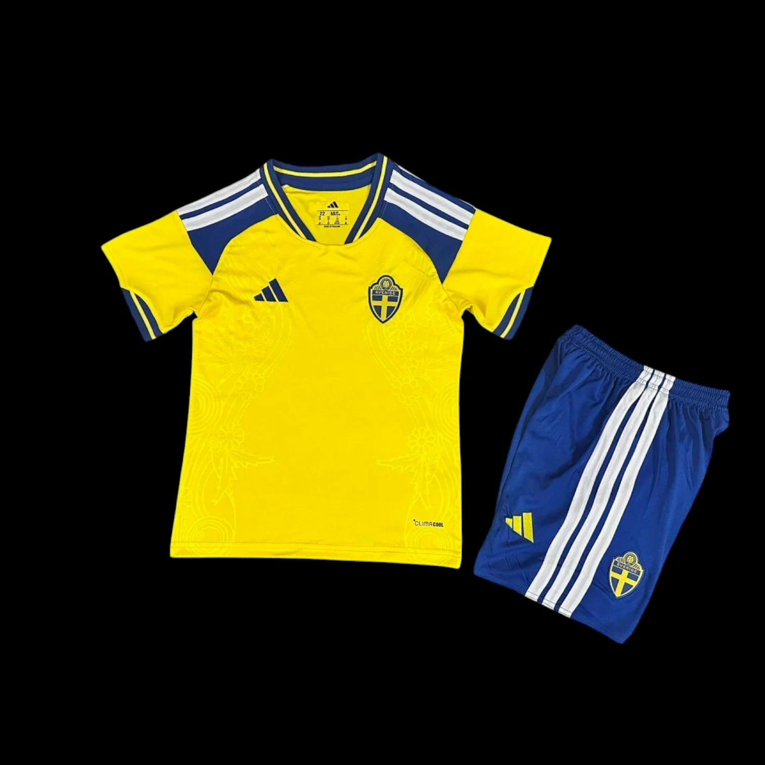 Acheter Suède Maillot Domicile 2627 – Enfant - Maillot pas cher